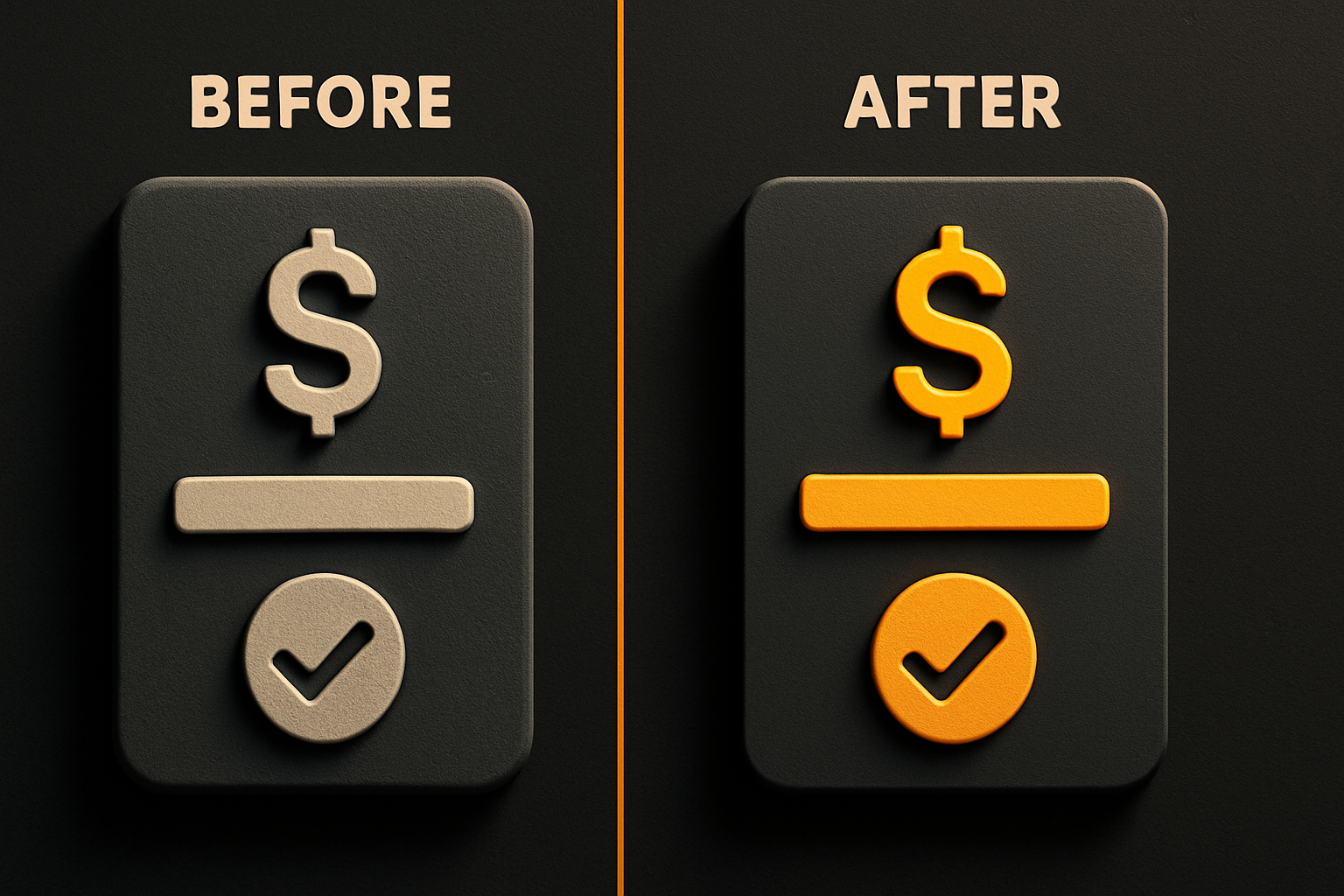regenerated PricingCard with hardcoded radii and padding vs kit-extended PricingCard compo