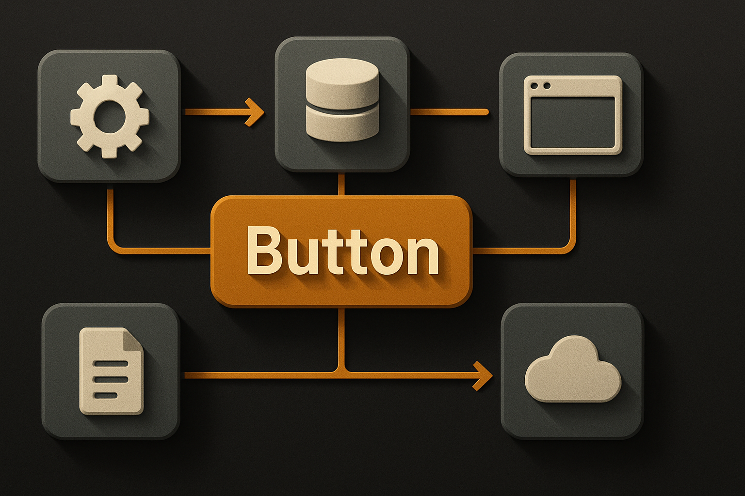 a single <Button> component in a shared codebase rendering to web, iOS, and Android with p