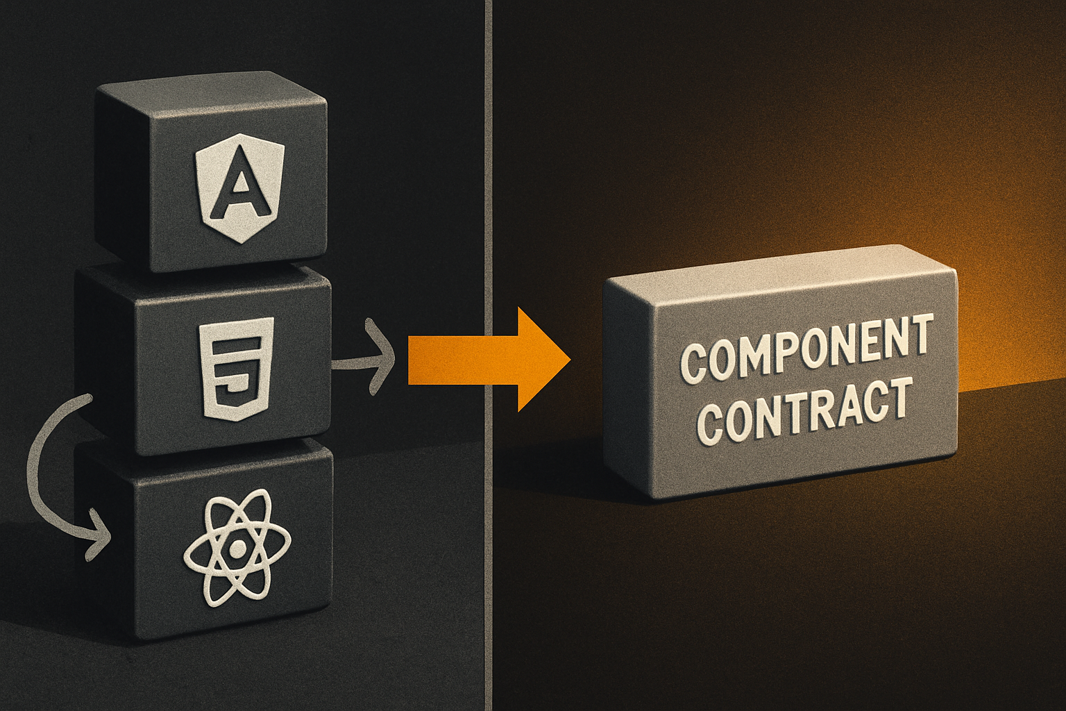 one codebase, one component layer, every platform — the substrate the agents sit on top of