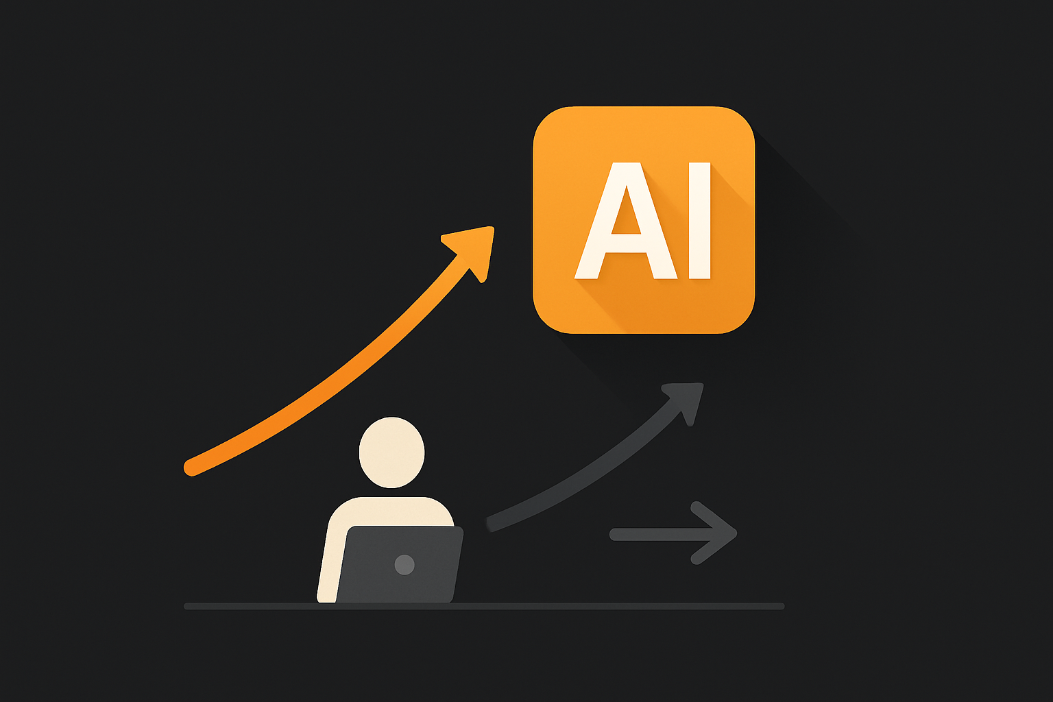 developer sets a goal; AI agent performs multi-step codebase edits and review; human revie