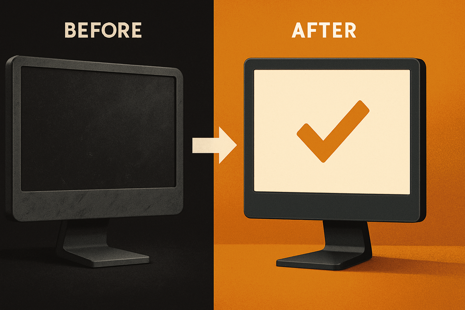 a generated screen vs a shipped screen — same pixels, different guarantees