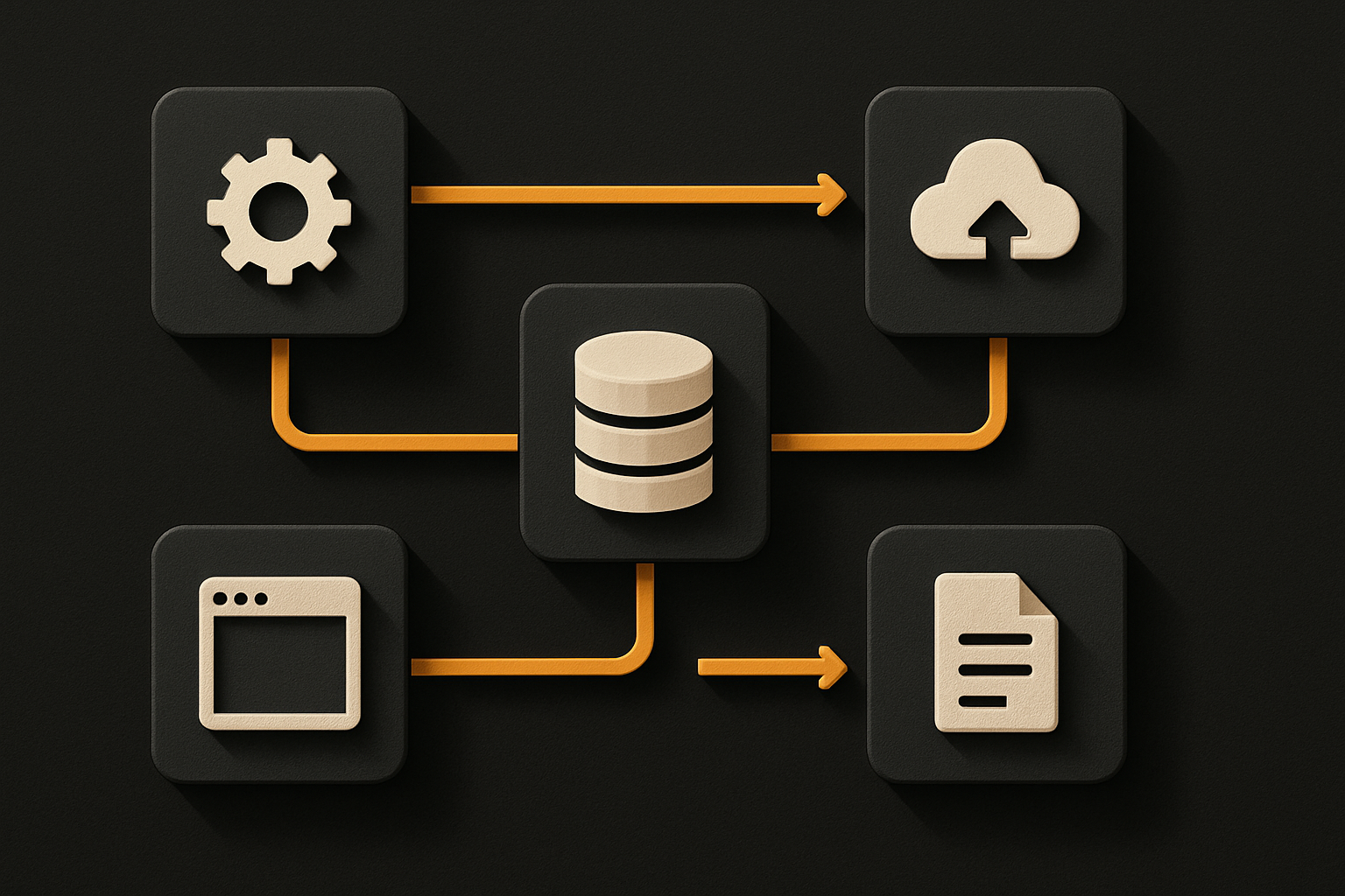 three agents reading a shared append-only log, one coordinator writing to it, no agent edi