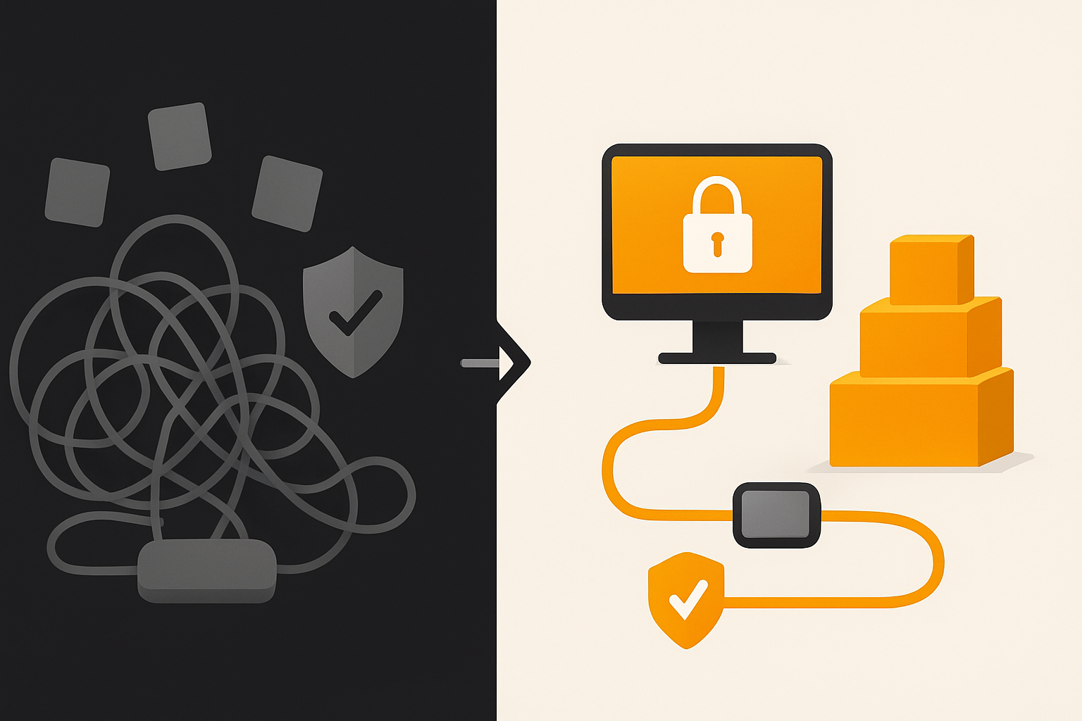 insecure default Claude Code config vs secured/monitored deployment
