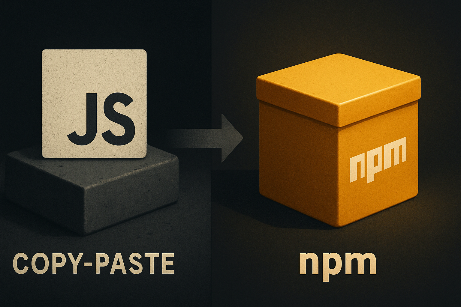 copy-paste ownership vs npm ownership