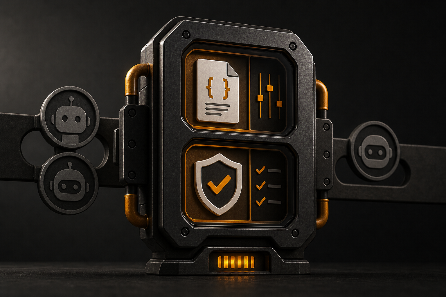 guardrails as code — config + eval layers survive any agent swap