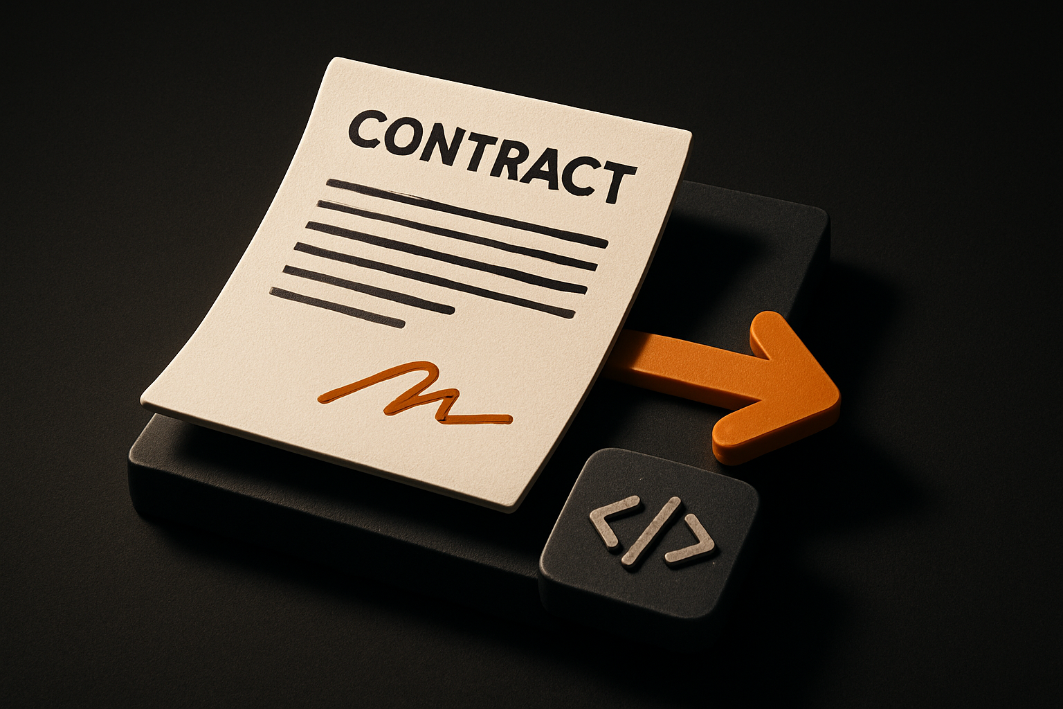 the component contract is platform-agnostic; the code host is one of the tools underneath