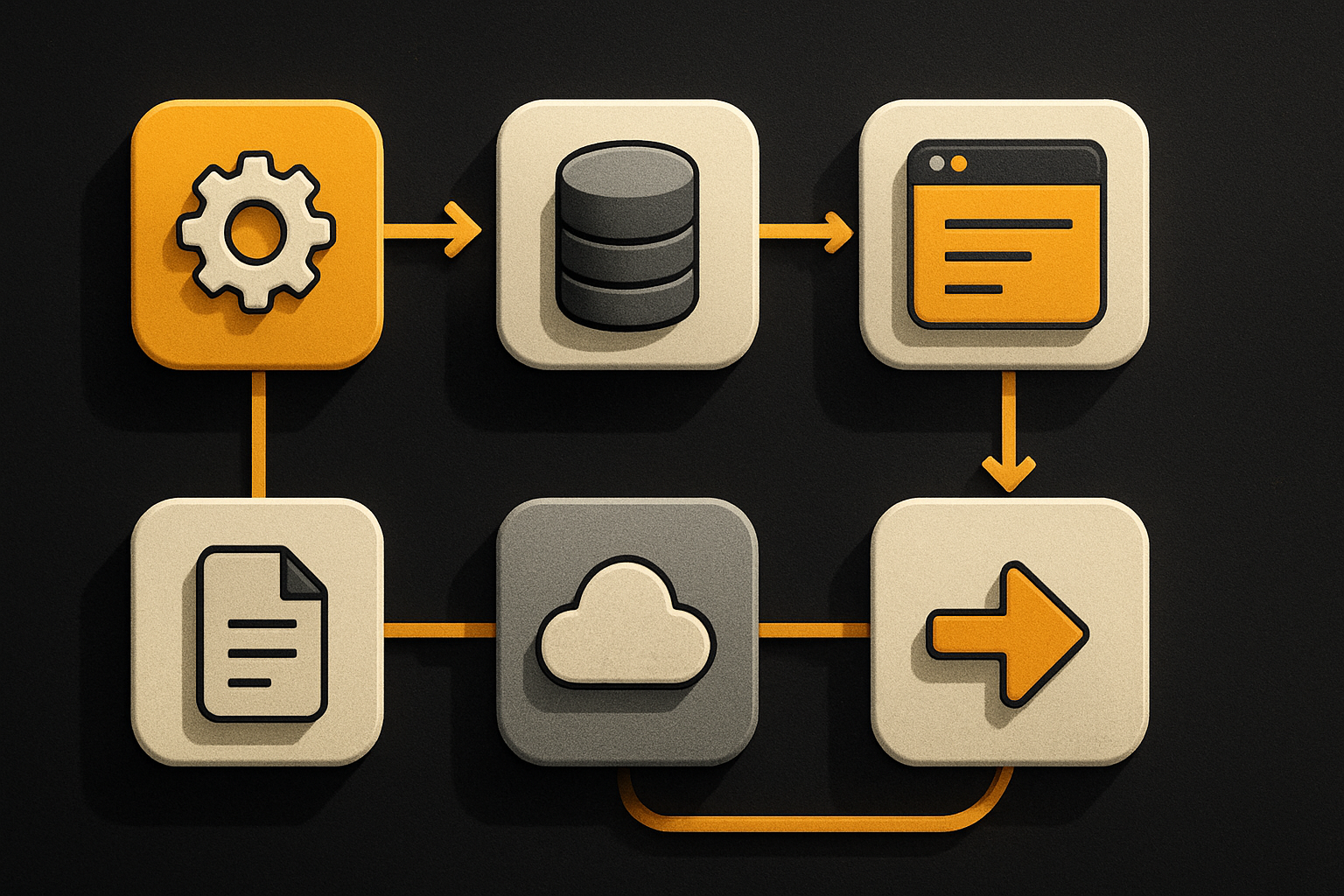 request hits tracker → agent reads repo → agent drafts endpoint, migration, tests → PR ope