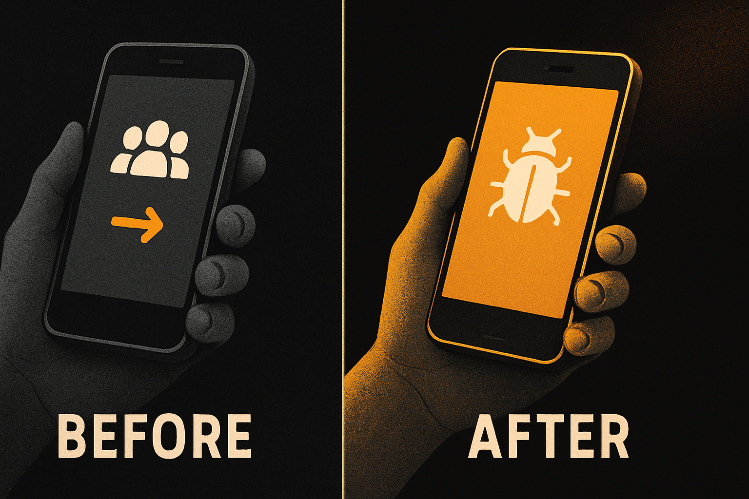 phone as trigger vs phone as author