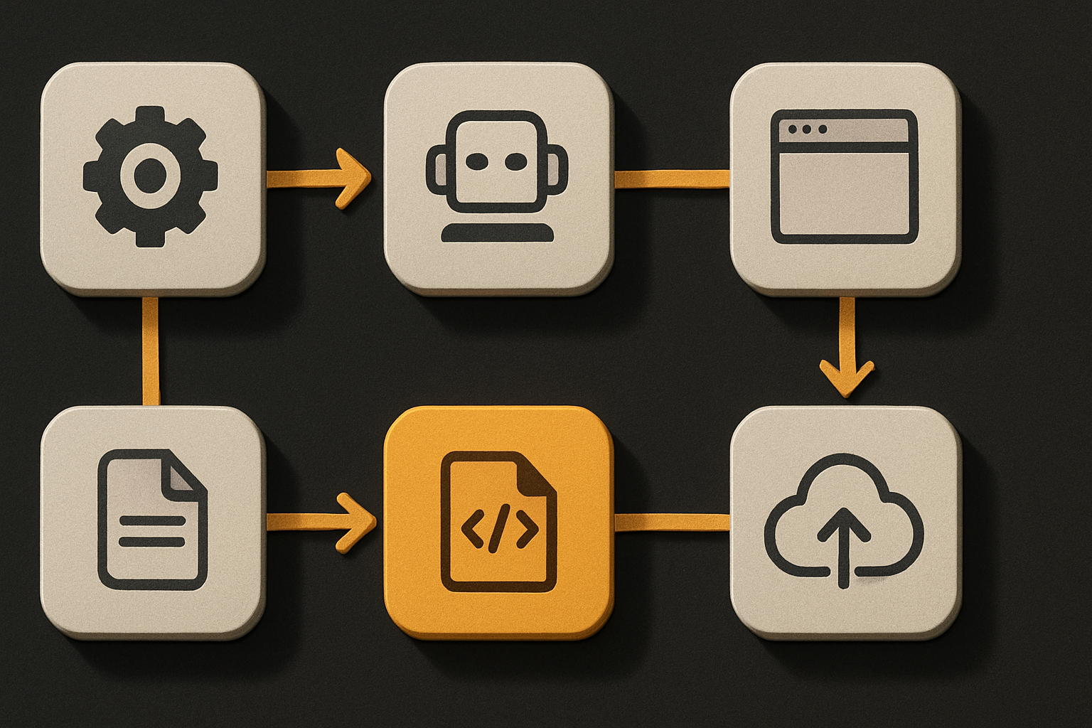 developer prompt → AI agent → hallucinated resource → attacker payload → developer machine