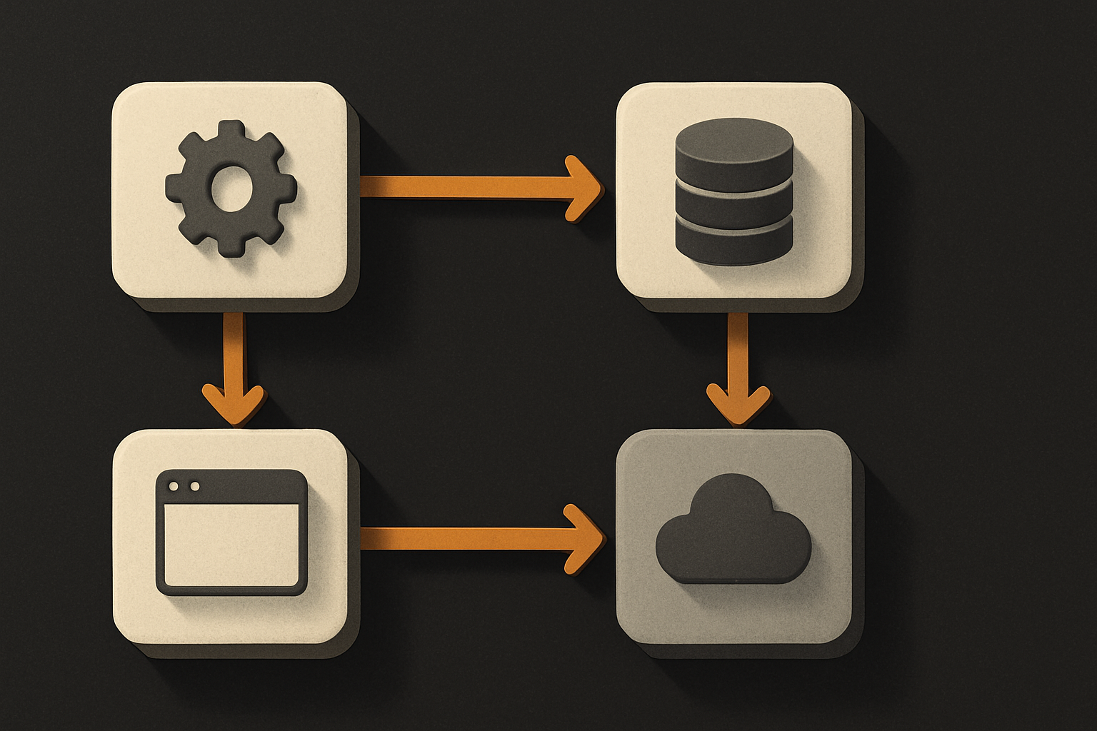 the execute → verify → feed back → decide loop