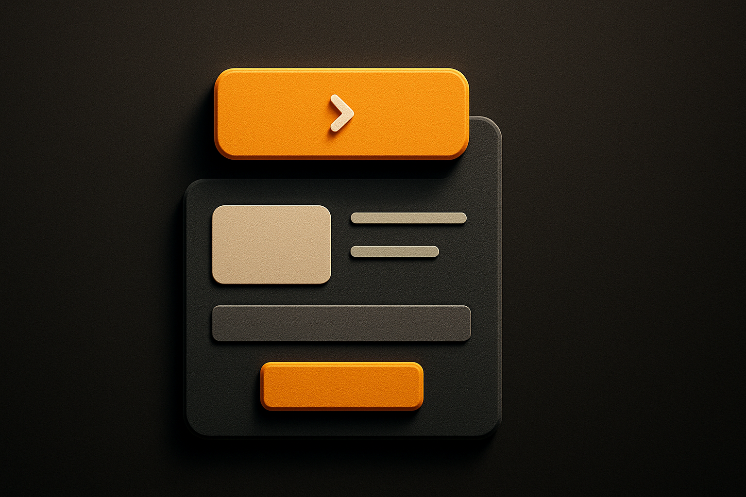 a shared component layer — the same Button, Card, and Form render identically on web and n