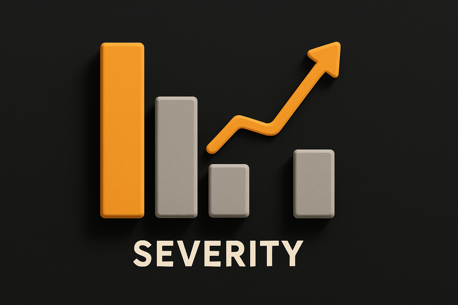 severity split across the nine advisories — weighted toward high-impact issues