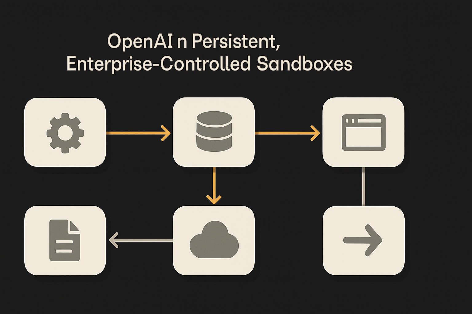 OpenAI Codex agents running in persistent, enterprise-controlled Ona sandboxes, spanning d
