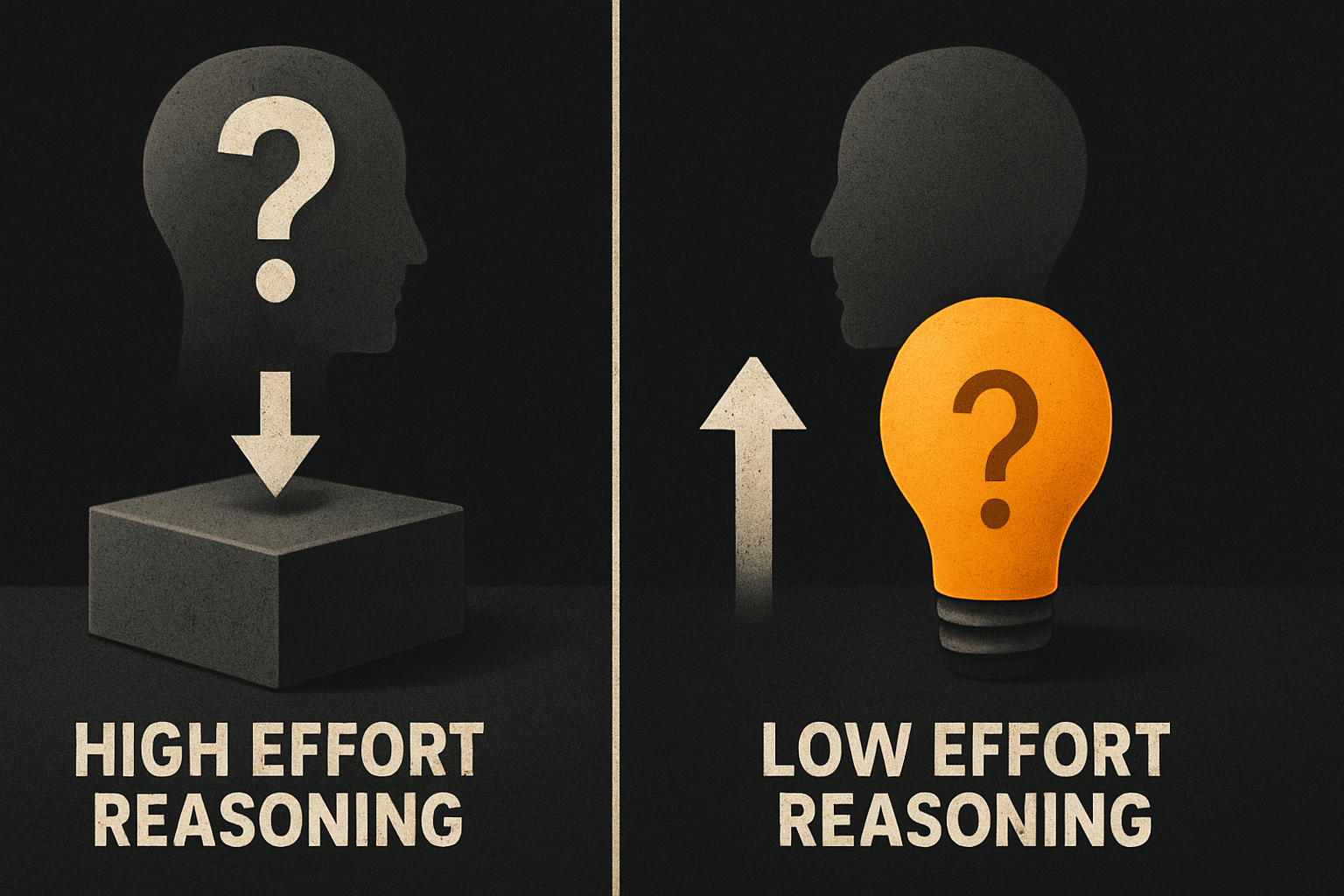 high effort reasoning vs low effort reasoning