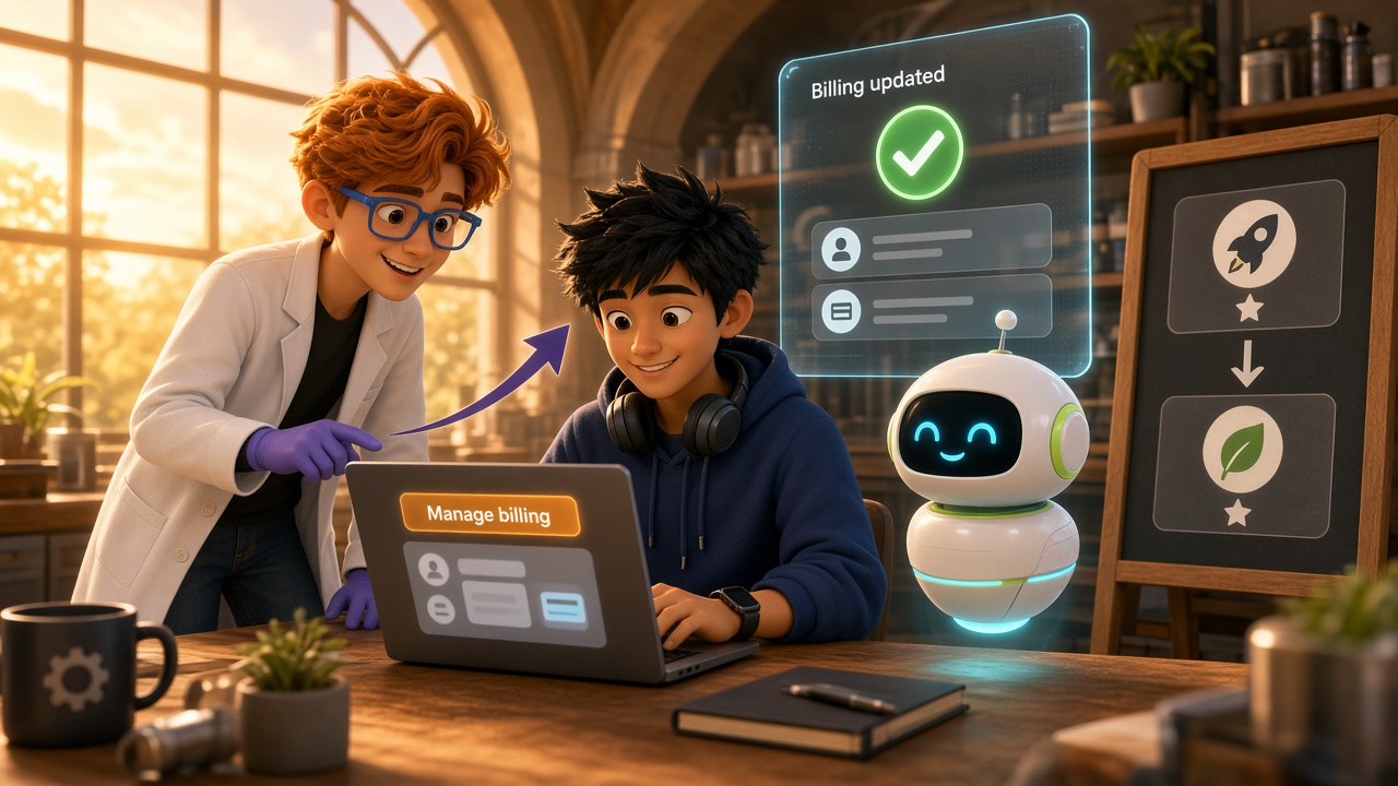 SaaS kit: Stripe Customer Portal for self-serve plan changes and cancels