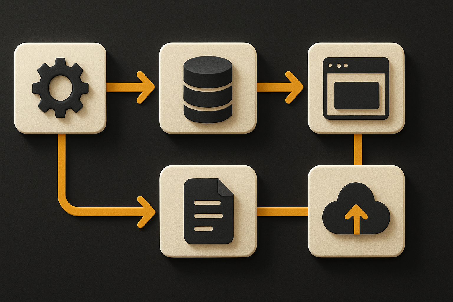 prompt → AI editor (Cursor) → design primitives (shared kit) → same API → rendered UI on w