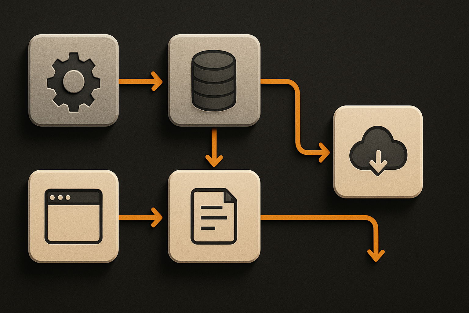 a single data-fetching component resolving to one of four render branches — loading skelet