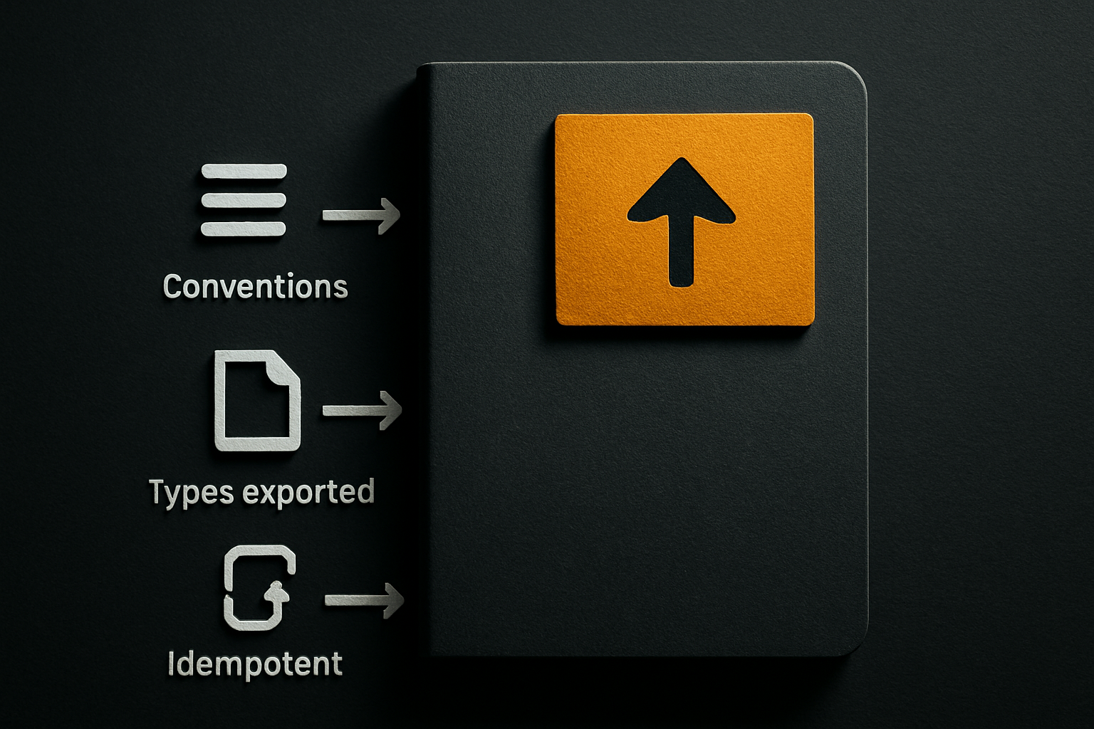 conventions written down, types exported, scripts idempotent — an agent-readable repo is a