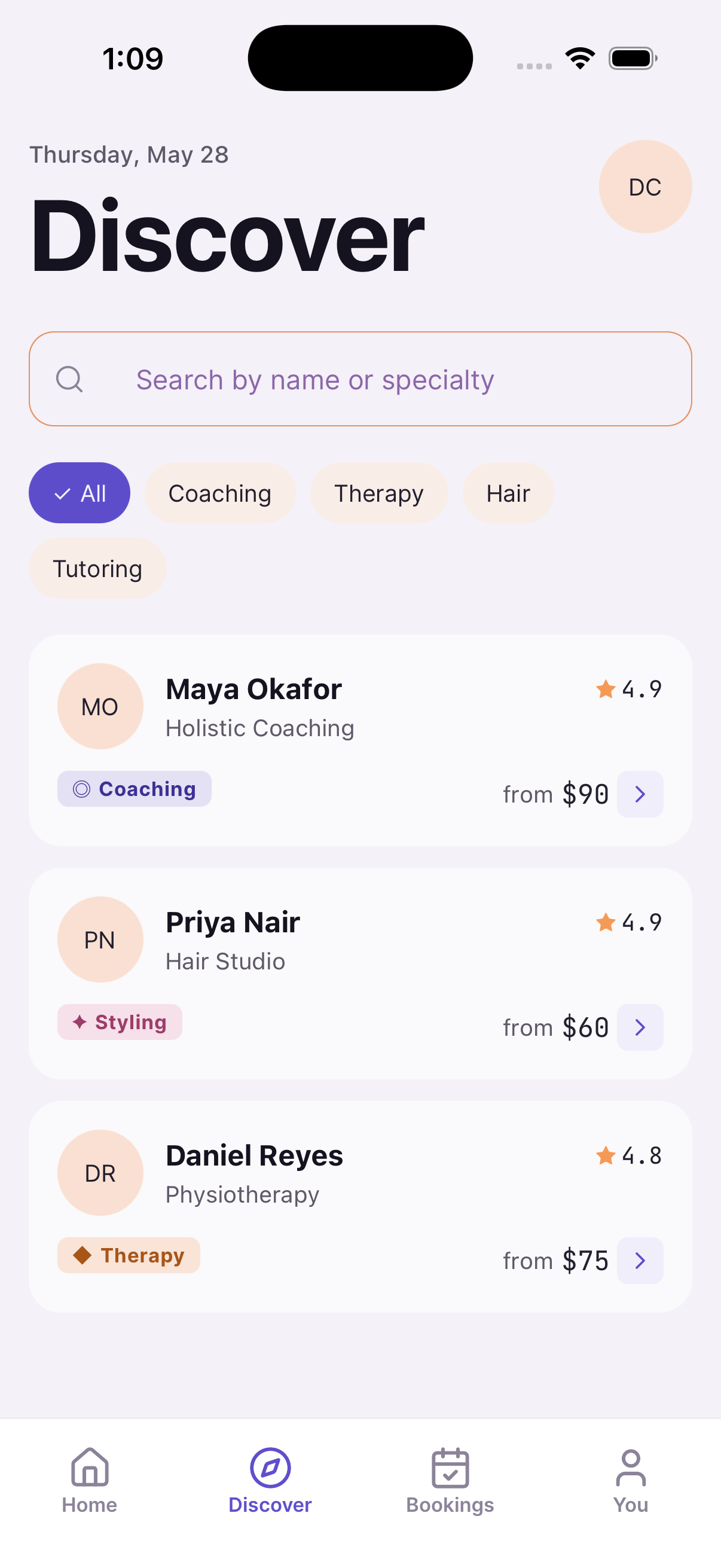 Discover Providers