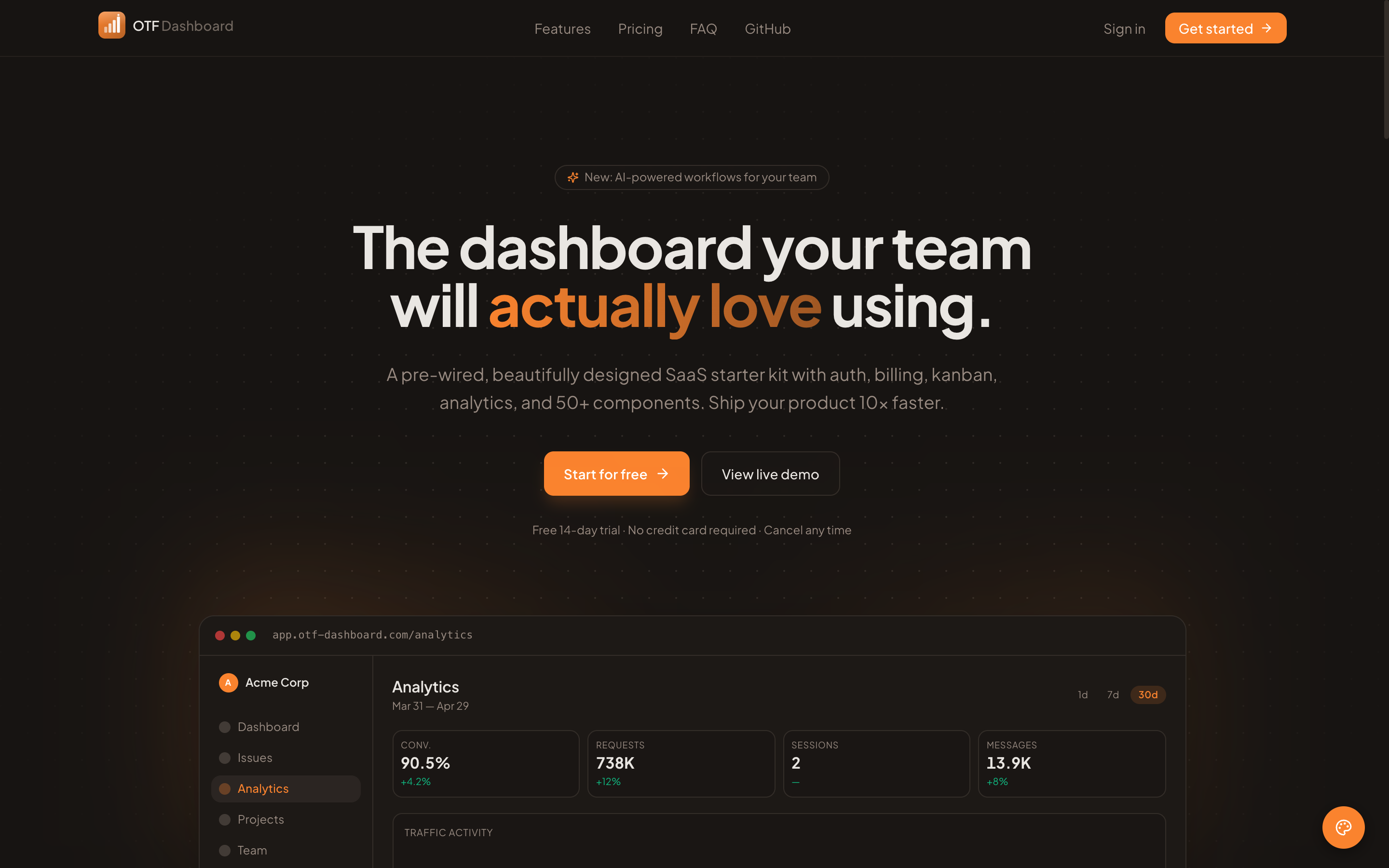 Landing Page