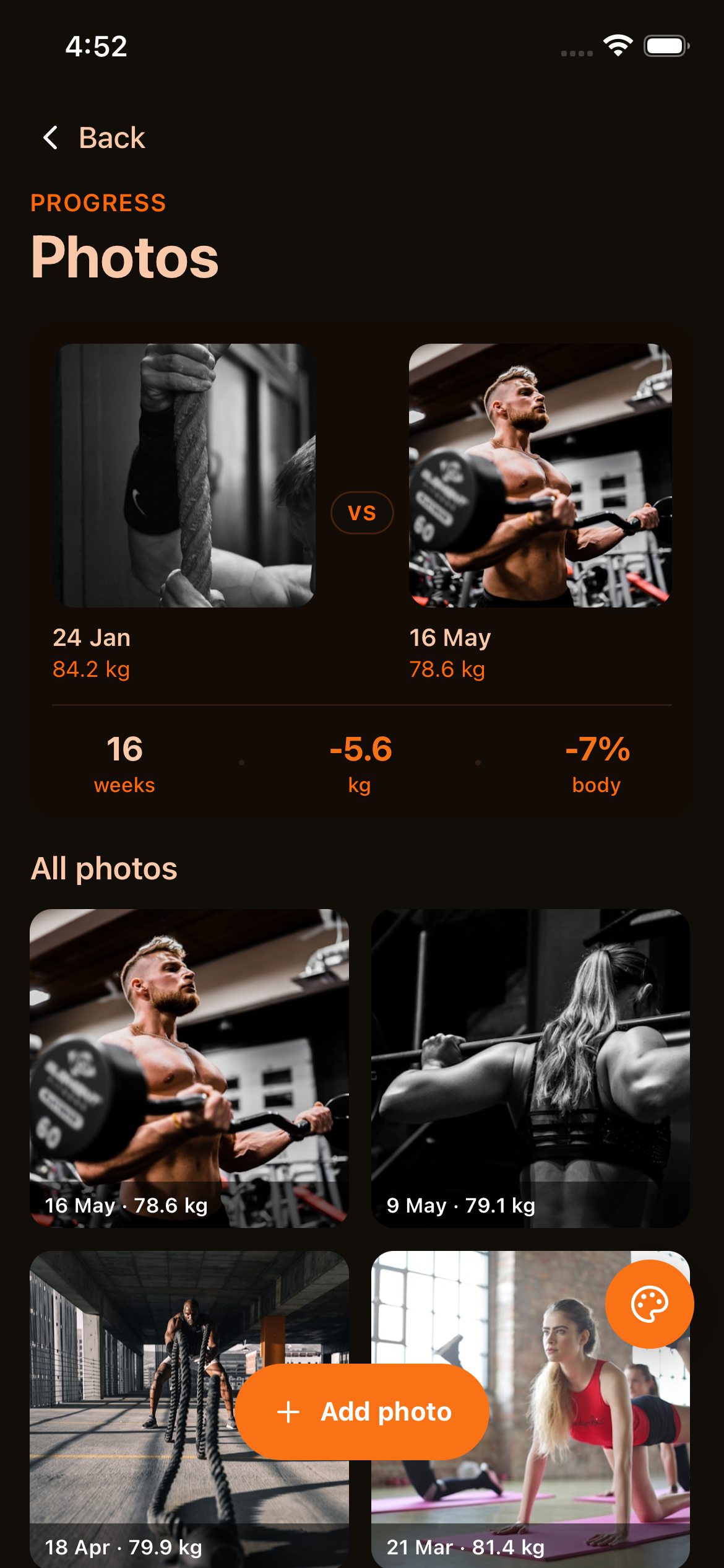 Progress Photos