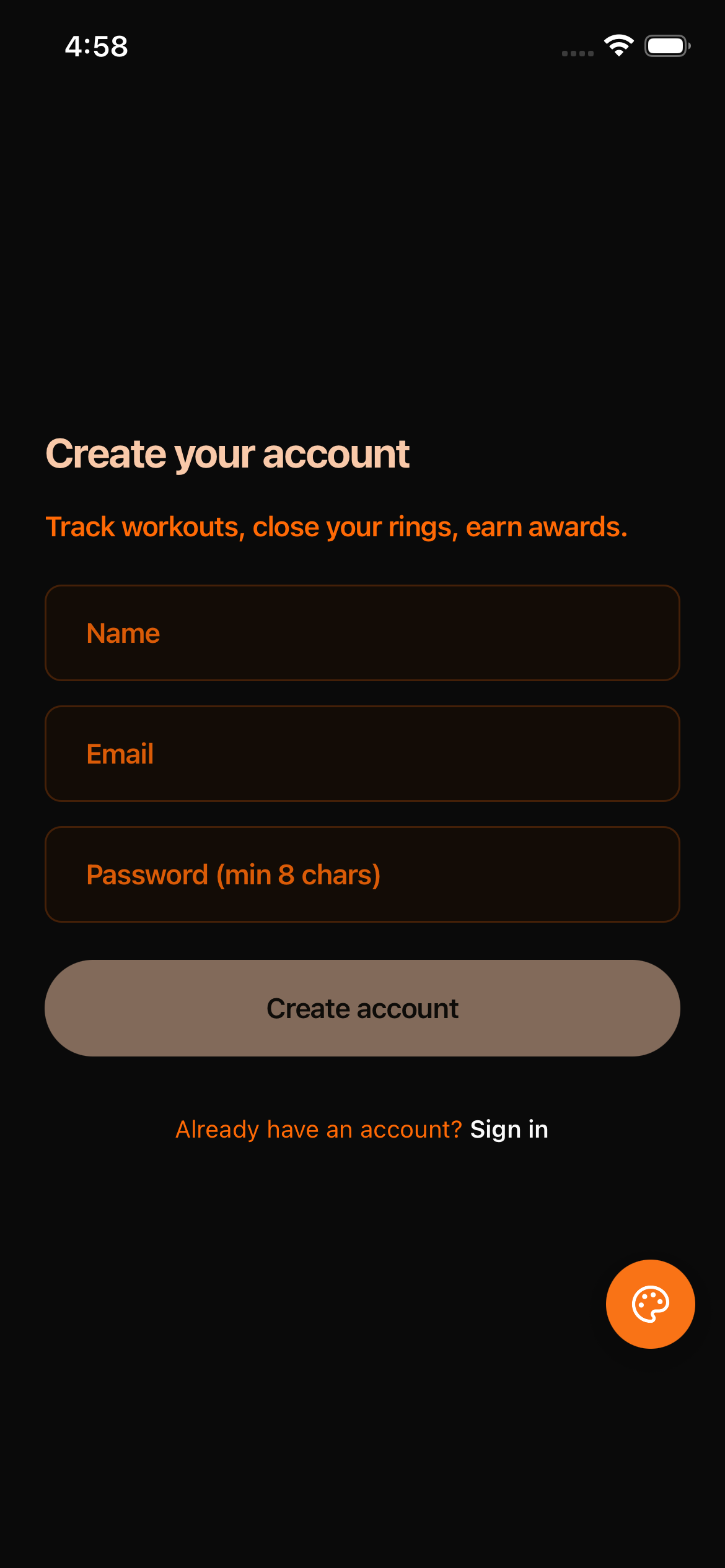 Sign Up