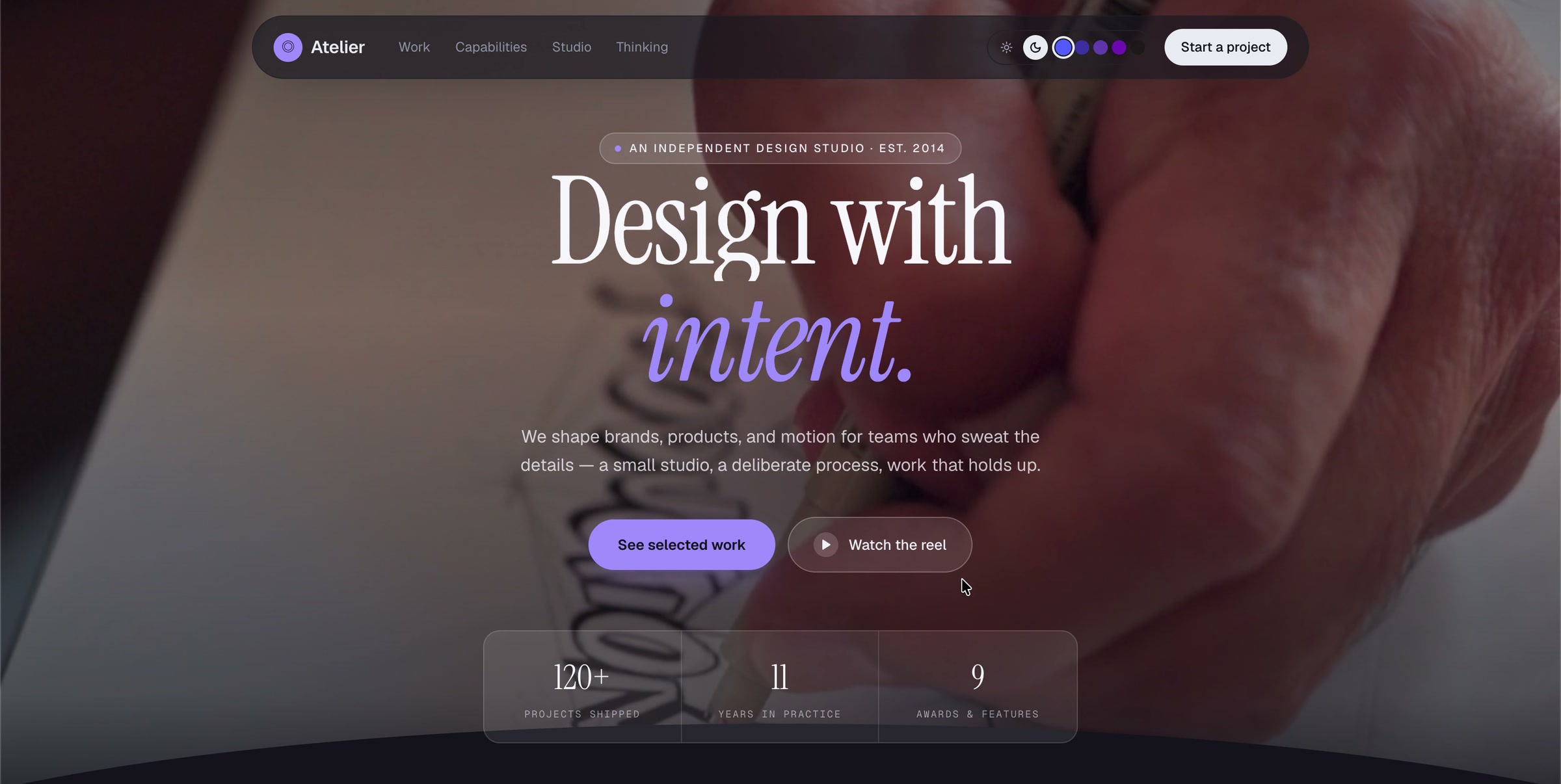 Atelier — Design Studio preview